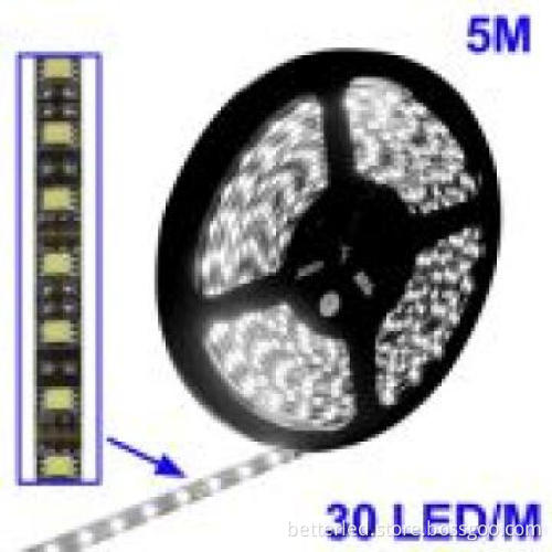 white color 5050 30leds/m LED strip with highbrighting